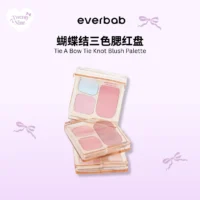Everbab Bow Series Blush Pallete 蝴蝶结三色腮红盘